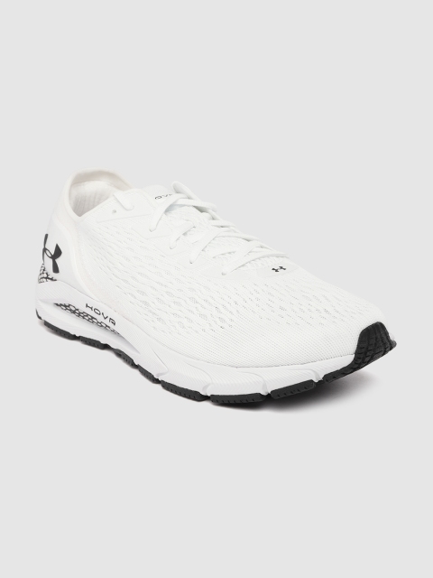 

UNDER ARMOUR Men White Woven Design HOVR Sonic 3 Running Shoes