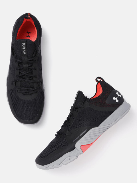 

UNDER ARMOUR Men Black Woven Design TriBase Reign 2 Training Shoes