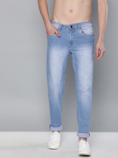 

HERE&NOW Men Blue Slim Fit Mid-Rise Clean Look Stretchable Jeans