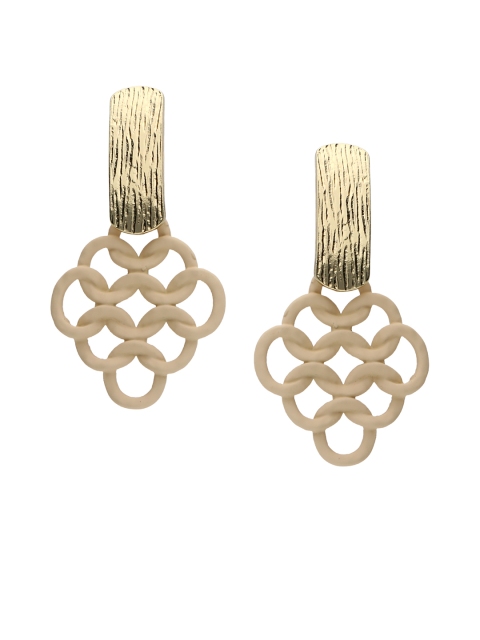 

Sia Art Jewellery Gold-Plated Contemporary Drop Earrings