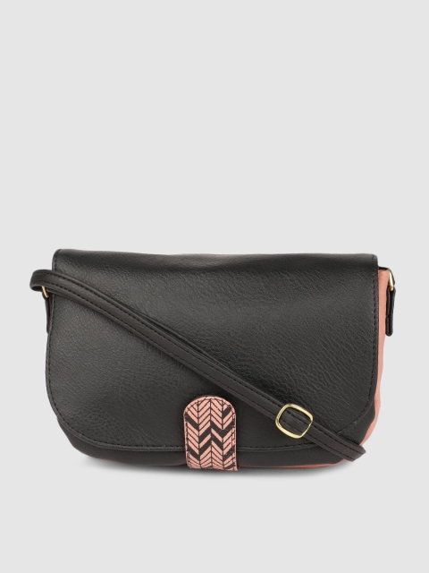 

Baggit Black Solid Sling Bag