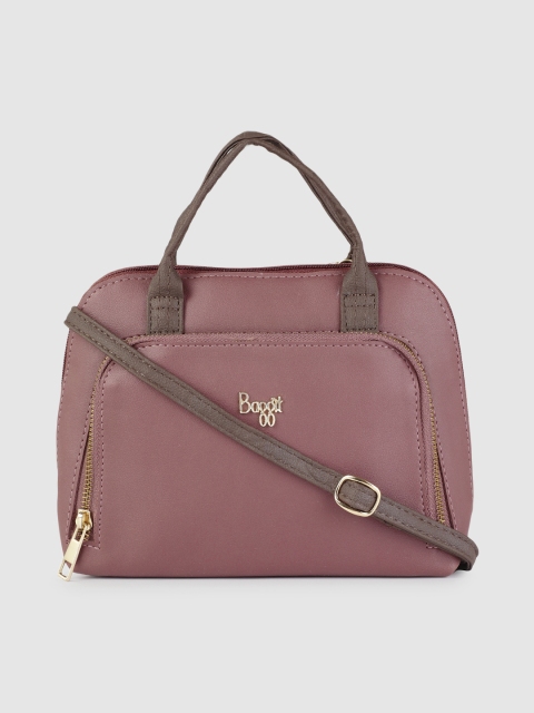 

Baggit Pink Solid Handheld Bag