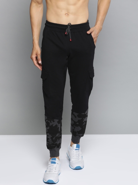 

HERE&NOW Men Black Solid Joggers