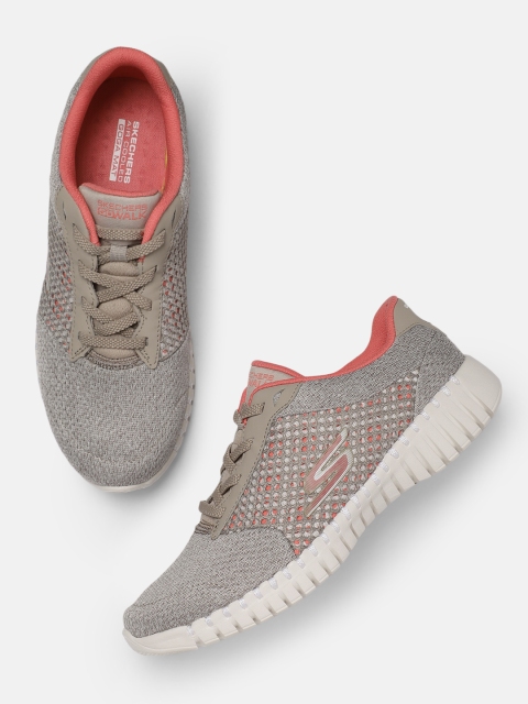 

Skechers Women Grey GO WALK SMART-INFLUENCE Walking Shoes