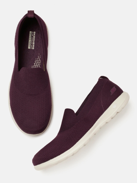 

Skechers Women Burgundy GO WALK LITE CHARMING Walking Shoes