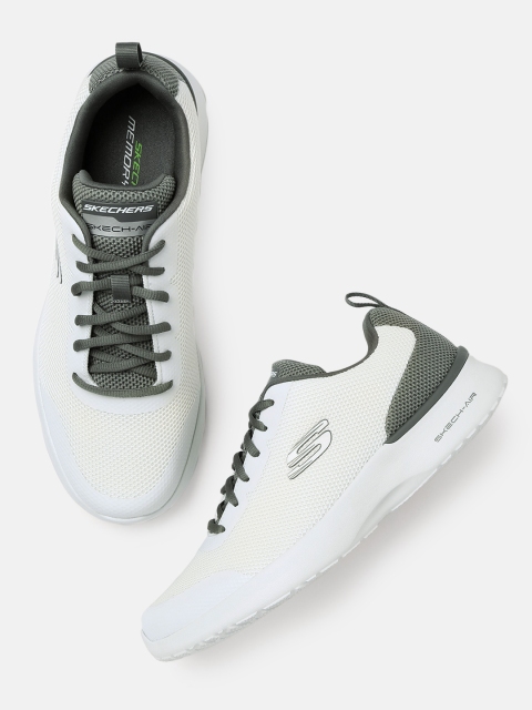 

Skechers Men White & Grey AIR DYNAMIGHT WINLY Sneakers