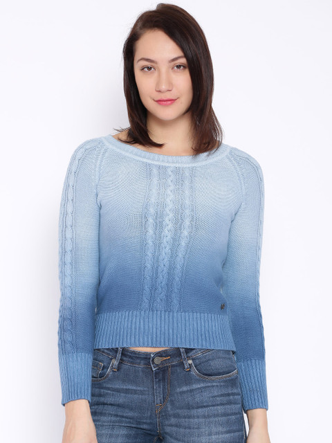 

Akiva Blue Ombre-Dyed Sweater