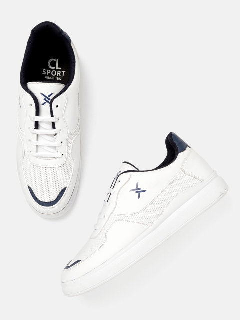 

Carlton London sports Men White Perforated Sneakers