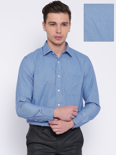 

Peter England Blue & White Nuvo Fit Formal Shirt
