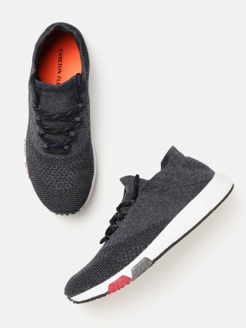 

Carlton London sports Men Navy Blue Solid Sneakers