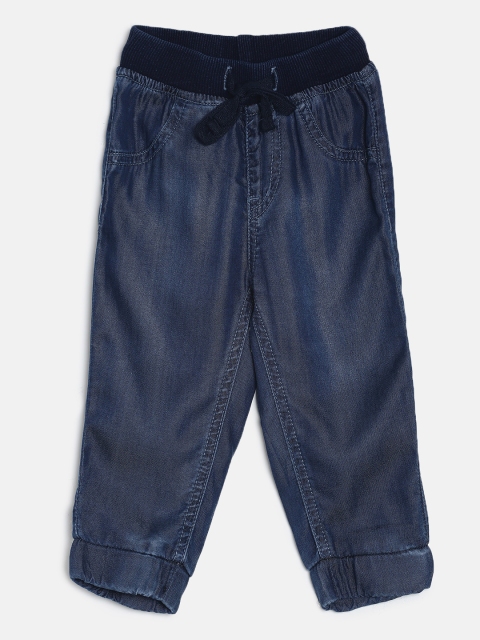 

Gini and Jony Girls Blue Regular Fit Faded Chambray Trousers