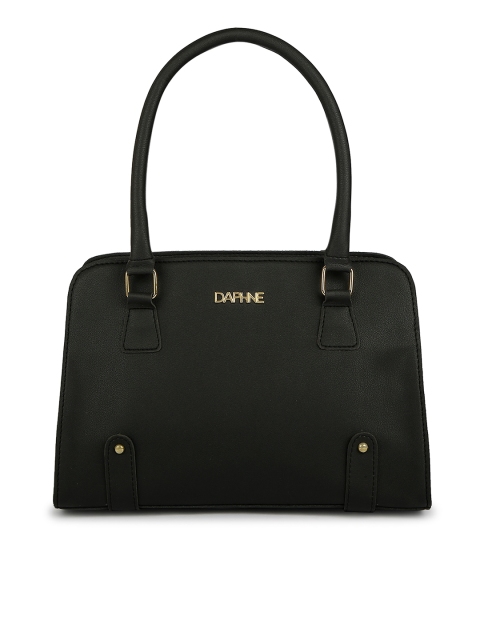 

Daphne Black Solid Handheld Bag