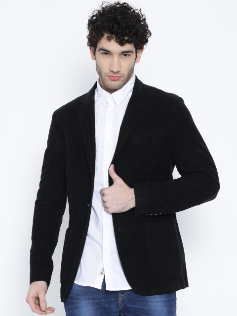

Blackberrys Black Single-Breasted Casual Blazer
