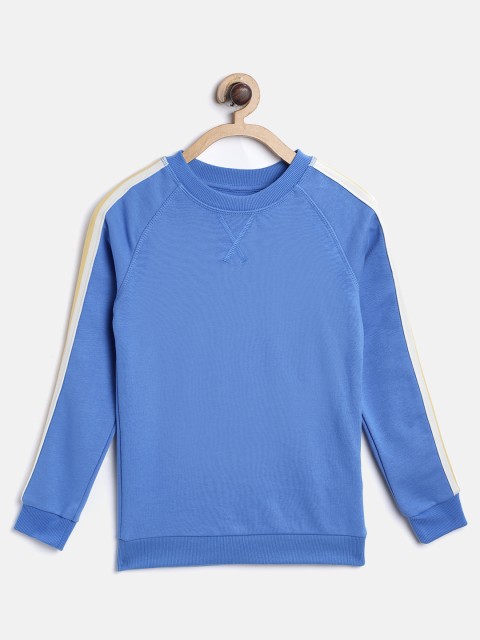 

Marks & Spencer Boys Blue Solid Sweatshirt