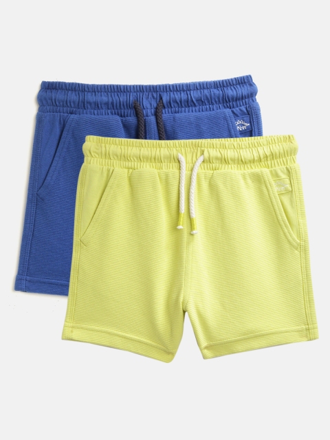

Marks & Spencer Boys Pack of 2 Solid Shorts, Navy blue