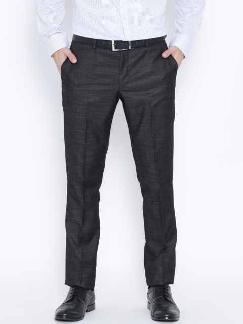

Blackberrys Charcoal Grey Sharp Fit Formal Trousers