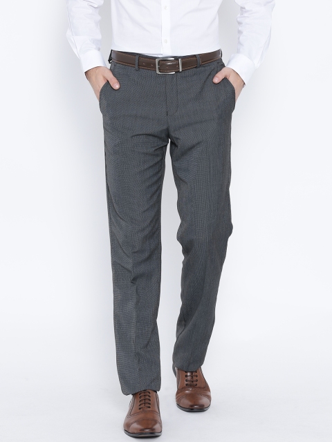 

Blackberrys Grey Sharp Fit Formal Trousers