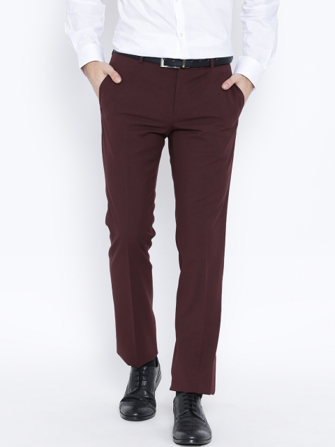 

Blackberrys Burgundy Formal Trousers