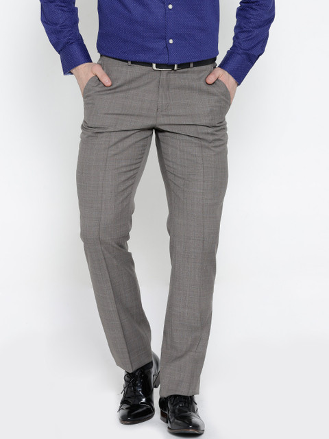 

Blackberrys Grey Sharp Fit Formal Trousers