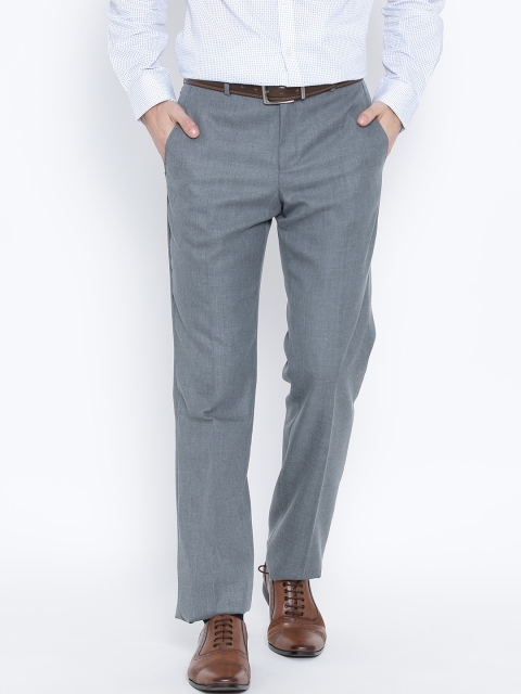 

Blackberrys Grey Sharp Fit Formal Trousers