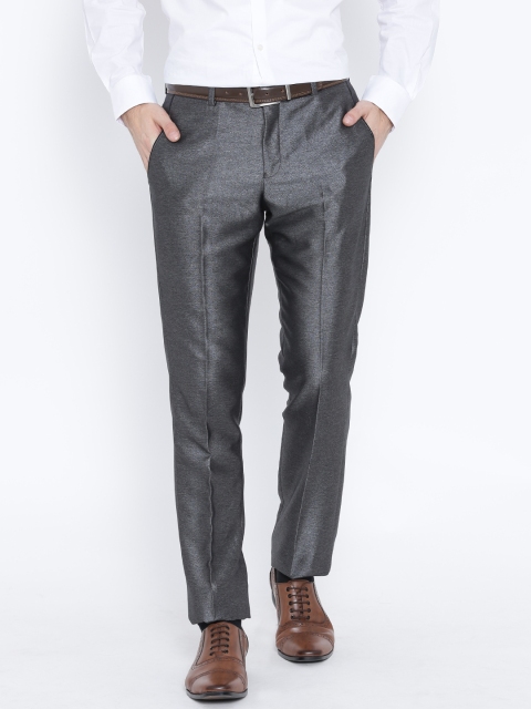 

Blackberrys Grey Sharp Fit Formal Trousers