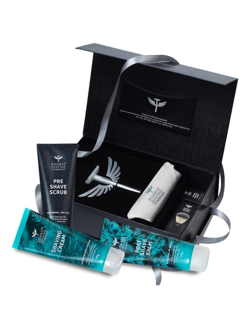 

Bombay Shaving Company 6-in-1 Shaving & Grooming Gift Kit for Men, Blue