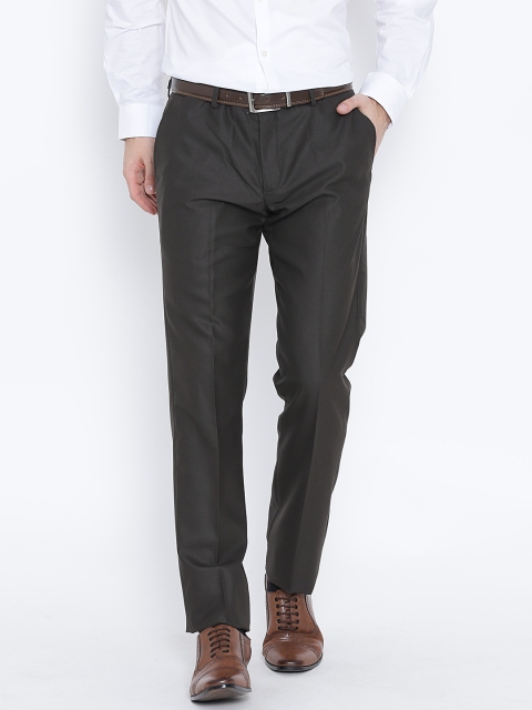 

Blackberrys Dark Brown Sharp Fit Formal Trousers