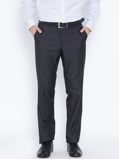 

Blackberrys Charcoal Grey Sharp Fit Formal Trousers
