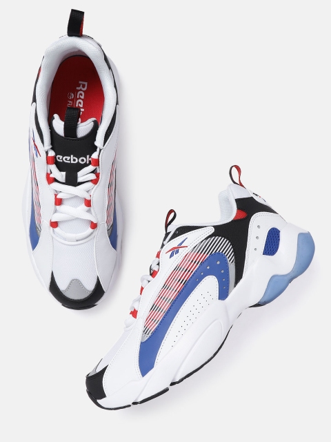 

Reebok Classic Unisex White & Blue Colourblocked Royal Pervader Sneakers