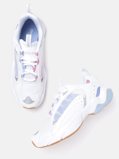 

Reebok Classic Women White Woven Design Royal Pervader Sneakers