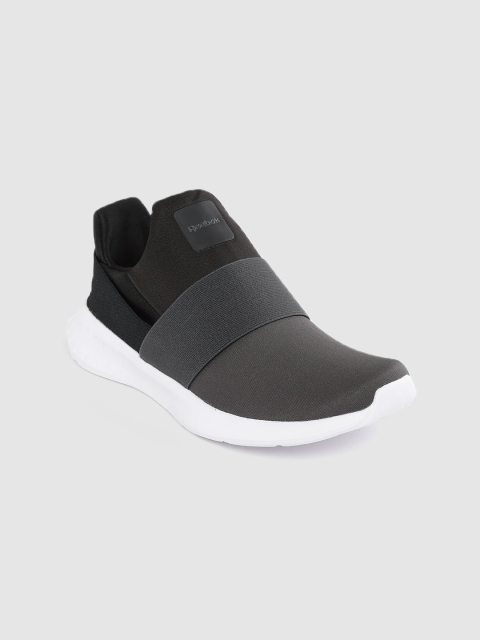 

Reebok Women Black & Charcoal Grey Lite Slip On Running Shoes