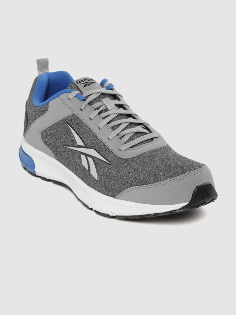 

Reebok Men Grey Melange Solid Canton LP Running Shoes