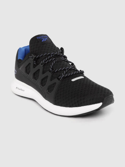 

Reebok Men Black Driftium Ride 2.0 Woven Design Running Shoes