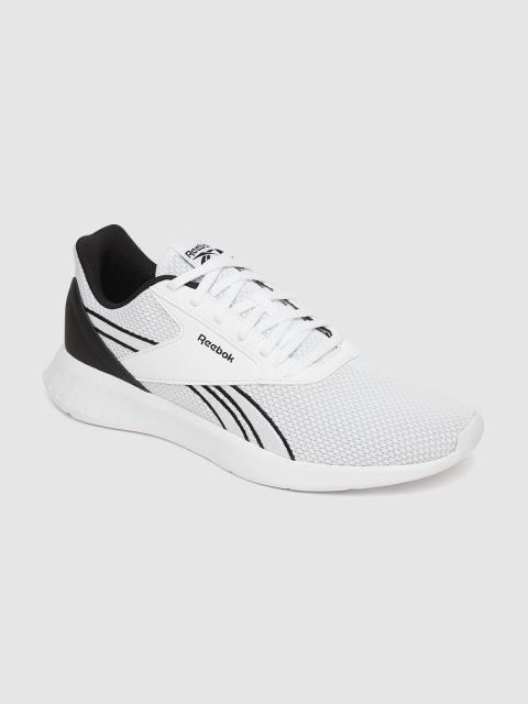 

Reebok Men White Woven Design Lite 2.0 Woven Design Running Shoes