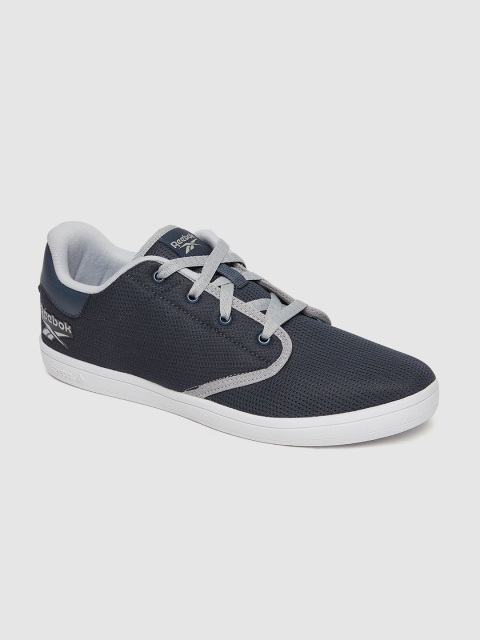 

Reebok Men Charcoal Grey Woven Design Tread Fast Advanced LP Walking Shoes