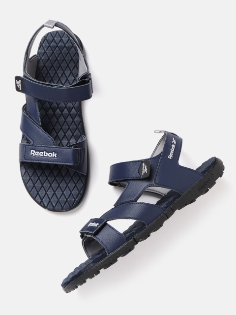

Reebok Men Navy Blue Solid Strike Blaze LP Sports Sandals