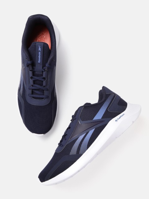 

Reebok Men Navy Blue Solid Energylux 2.0 Running Shoes