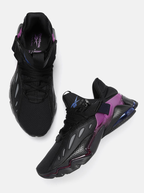 

Reebok Unisex Black Solid DMX Elusion 001 FT Low Running Shoes