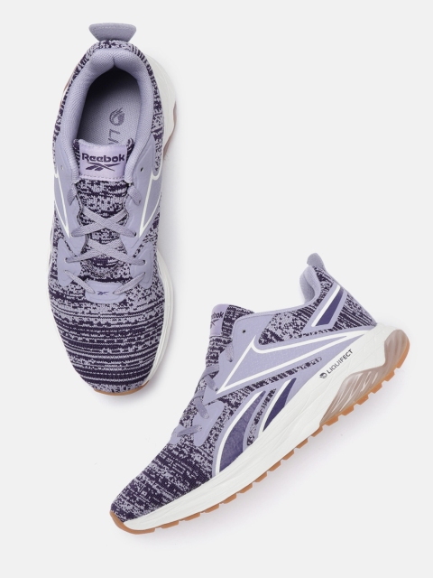 

Reebok Women Purple LIQUIFECT 180 LS Woven Design Running Shoes