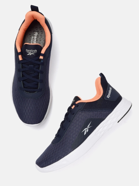 

Reebok Women Navy Blue Gracious LP Woven Design Running Shoes