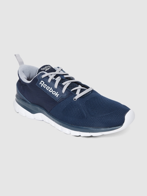 

Reebok Men Navy Aim LP Running Shoes, Navy blue