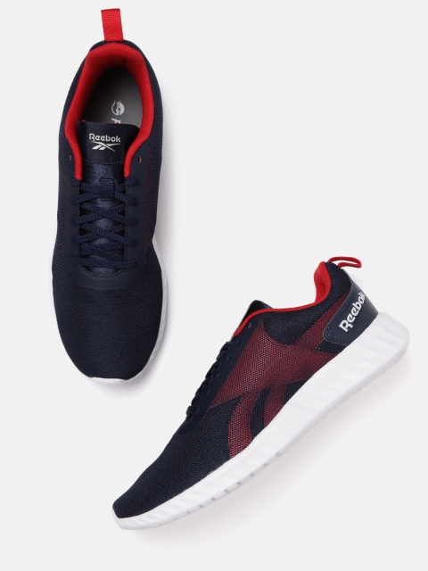 

Reebok Men Navy Blue & Red INSTACONFIT LP Running Shoes