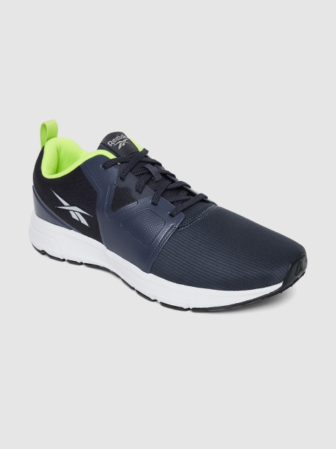 

Reebok Men Navy Blue Woven Design Hydro LP Training Shoes
