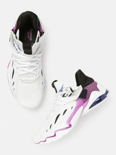 

Reebok Women White Woven Design Dmx Elusion 001 Ft Low Running Shoes