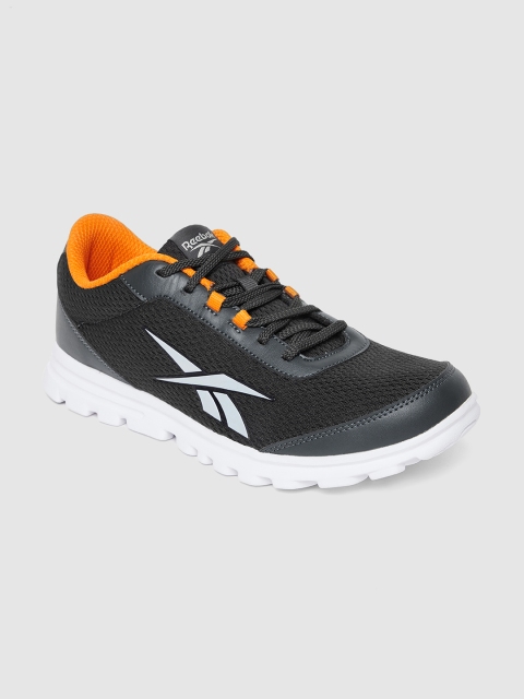 

Reebok Men Charcoal Grey Lux LP Running Shoes