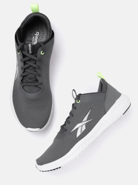 

Reebok Men Charcoal Grey Leo LP Training Shoes