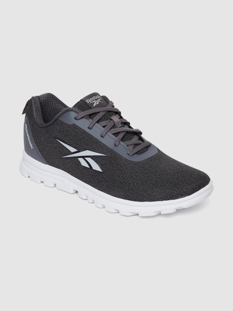 

Reebok Men Charcoal Grey Woven Design FLEX KNIT TR LP Shoes