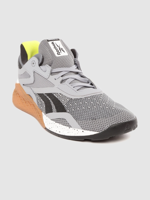 

Reebok Men Grey Woven Design Nano X Training Shoes