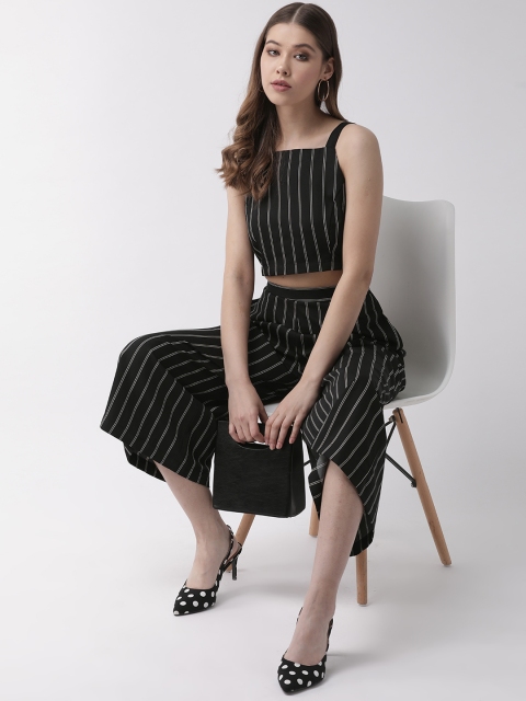 

20Dresses Women Black & White Striped Two-Piece Co-ords