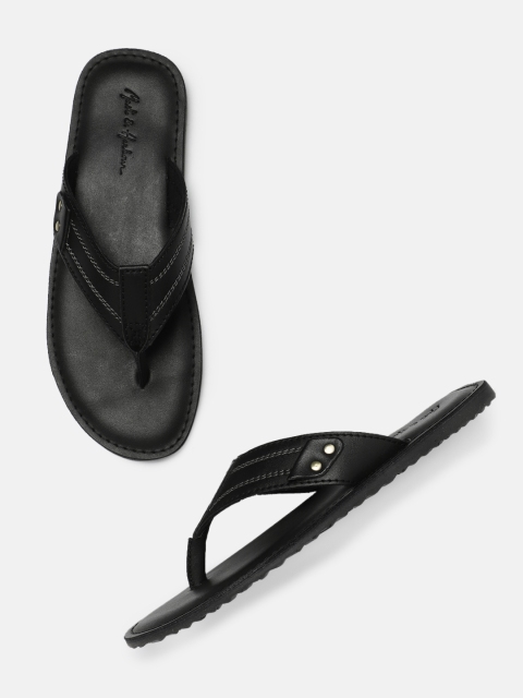 

Mast & Harbour Men Black Comfort Sandals